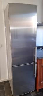 Bosch RVS koel 260L + vries 87L combinatie, Witgoed en Apparatuur, Koelkasten en IJskasten, 200 liter of meer, 60 cm of meer, Met aparte vriezer
