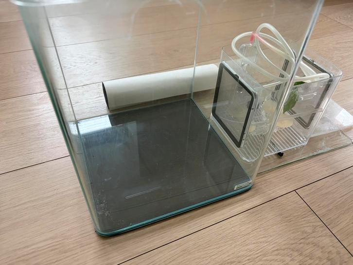 Dennerle Nano Cube 20L Aquarium | Eheim spullen & Ziss BL-2T, Dieren en Toebehoren, Vissen | Aquaria en Toebehoren, Gebruikt, Leeg aquarium