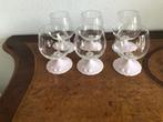 6 cognac glazen Kristal Hutschenreuter, Ophalen of Verzenden