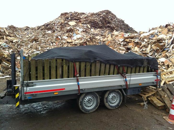 Tandemasser Hiab Kraan 011, Auto diversen, Aanhangers en Bagagewagens, Gebruikt, Ophalen