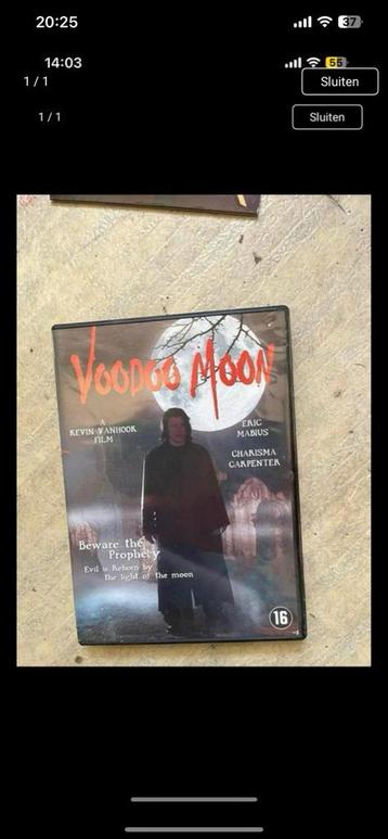 Voodoo Moon DVD - Horrorfilm met Charisma Carpenter beschikbaar voor biedingen