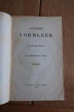 attische vormleer van leeuwen da costa 1894, Ophalen of Verzenden, Beta, Gelezen, HBO