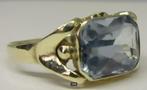Antieke Art Nouveau ring met Aquamarijn, goud, 1915, Verzenden, Goud, Ring, Met edelsteen