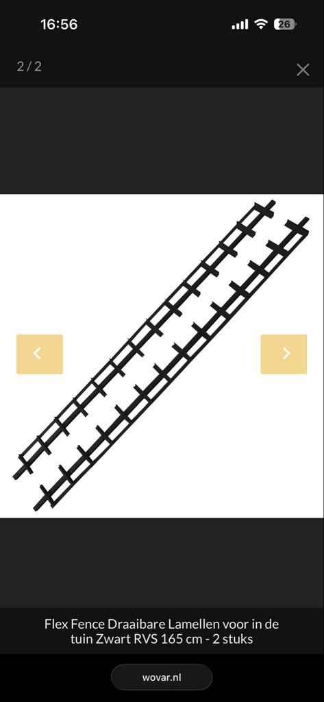 Flex Fence Draaibare Lamellen - Privacy voor je tuin!, Tuin en Terras, Tuinhekken en Hekwerk, Nieuw, Tuinhek, Overige materialen