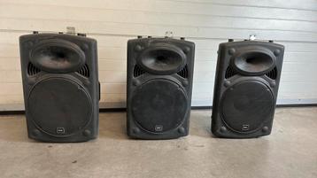 3 QTX Sound speakers. 500 watt. beschikbaar voor biedingen