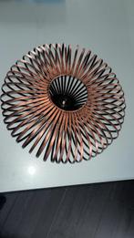 Plafoniere lamp lieve metaal koper brons 20 cm x 40cm, Huis en Inrichting, Lampen | Plafondlampen, Ophalen of Verzenden, Zo goed als nieuw