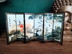 Chinese miniatuur kamerscherm  - Kraanvogels, Ophalen of Verzenden, Zo goed als nieuw