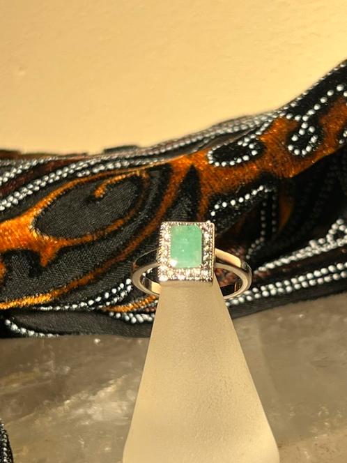 Smaragd topaas geluk beschermt vreugde welvaart intuïtie, Sieraden, Tassen en Uiterlijk, Ringen, Nieuw, Dame of Heer, 17 tot 18