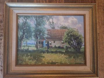 W. Wassenaar Schilderij - Landschap beschikbaar voor biedingen