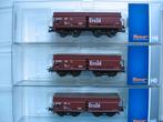 Roco H0. DB ErzId ertswagons met lading (erts). 3-set. 67148, Hobby en Vrije tijd, Modeltreinen | H0, Gelijkstroom, Verzenden