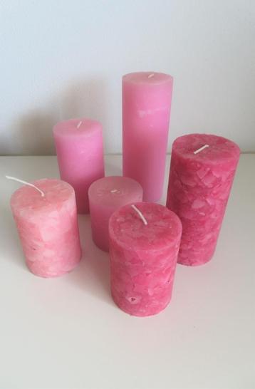 Kaarsen Set Roze Bolsius 6x *Nieuw* (4873) beschikbaar voor biedingen