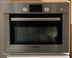 Bosch Combi oven/ magnetron /hete lucht/grill RVS Inbouw, Ophalen, Combimagnetron, Gebruikt, Inbouw