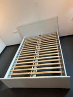 Twijfelaar bed 140x200 ikea, Huis en Inrichting, Slaapkamer | Bedden, Ophalen, Gebruikt, Wit, 140 cm