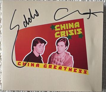 CHINA CRISIS, China Greatness, live 2 cd GESIGNEERD beschikbaar voor biedingen