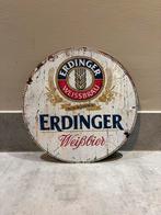 Mancave Bar Café Wanddecoratie metalen bordje Erdinger bier, Ophalen of Verzenden, Zo goed als nieuw, Reclamebord