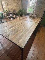 Massief Mangohouten Eettafel 140x140 - Zo Goed Als Nieuw!, Ophalen, 100 tot 150 cm, Vierkant, Zo goed als nieuw