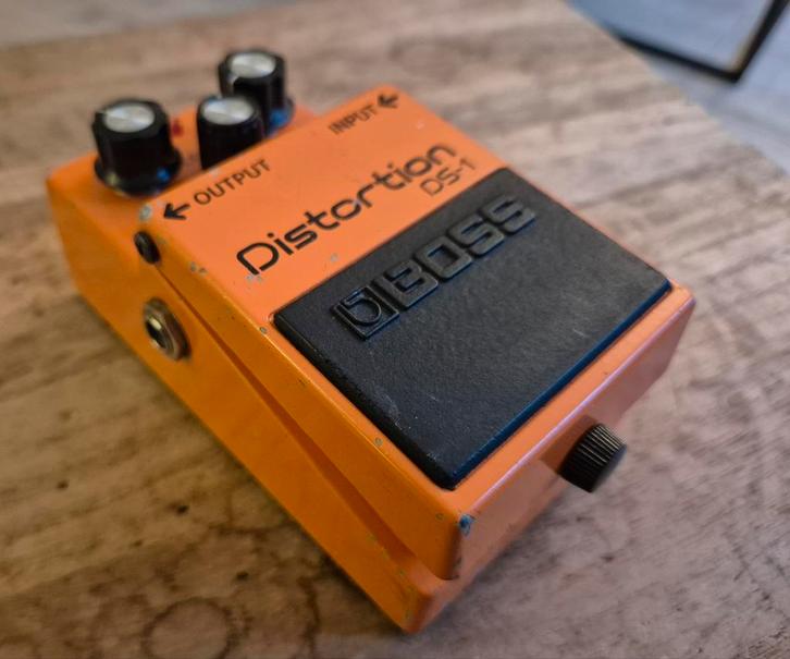 Boss DS-1 Distortion 1983, made in Japan, real deal vintage, Muziek en Instrumenten, Effecten, Gebruikt, Ophalen of Verzenden