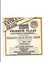 Flexidisc Muziek Expres Warner Bros Music Show 1974, Gebruikt, 7 inch, Single, Ophalen of Verzenden