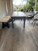 Oud grenen eettafel, 1:80 lang. 85 Breed, Zo goed als nieuw, 150 tot 200 cm, Rechthoekig, 50 tot 100 cm
