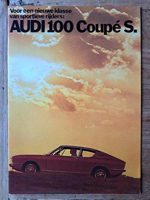 Audi 100 Coupé S brochure - 1972, Boeken, Auto's | Folders en Tijdschriften, Audi, Ophalen of Verzenden