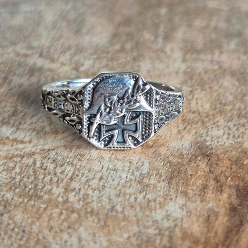 Duitse ww2 ring, Verzamelen, Militaria | Tweede Wereldoorlog, Overige soorten, Overige typen, Duitsland, Verzenden