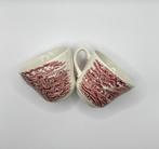2 Antieke Engelse theekoppen Grindley England rood, Ophalen of Verzenden