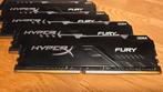 64GB HyperX Fury RGB DDR4 RAM – 4x16GB – 3733MHz, Computers en Software, RAM geheugen, DDR4, Ophalen of Verzenden, Zo goed als nieuw