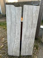 Hardstenen vensterbanken, Doe-het-zelf en Verbouw, Plinten en Afwerking, Ophalen, Gebruikt, 100 tot 150 cm, Hardsteen