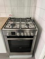 RVS BOSCH gasfornuis met oven en grill, Witgoed en Apparatuur, 4 kookzones, Ophalen of Verzenden, Gas, Hete lucht