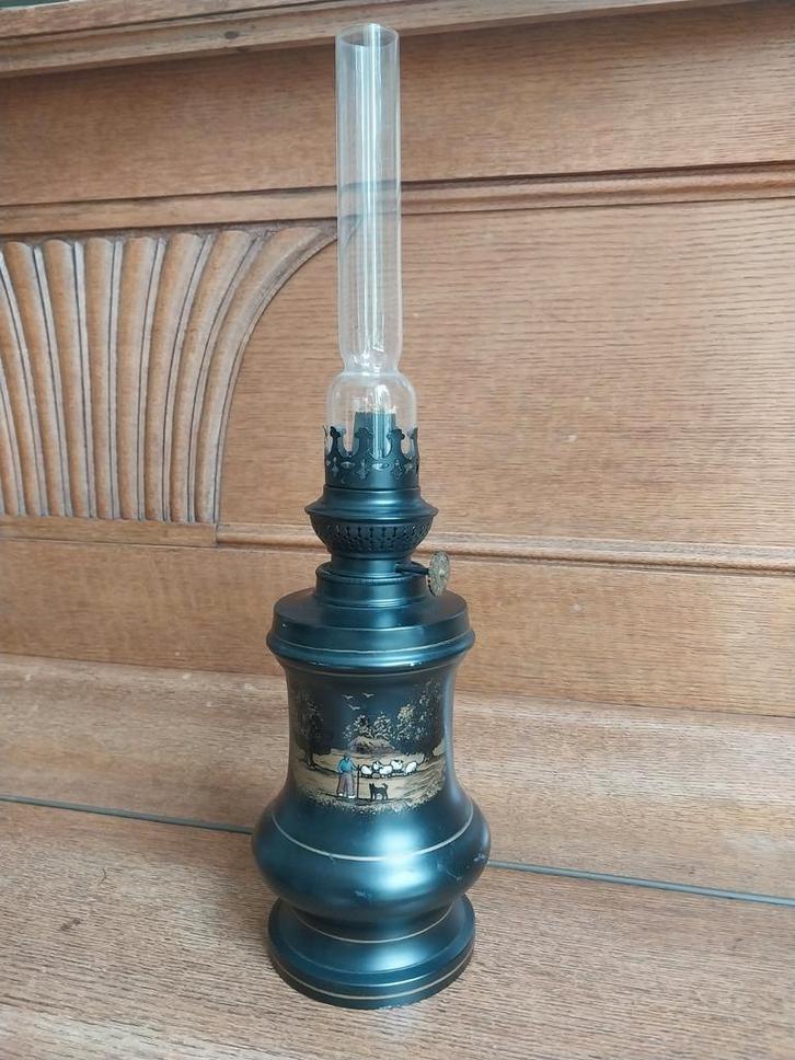Metawa Tiel Holland, complete olielamp., Antiek en Kunst, Antiek | Lampen, Ophalen of Verzenden