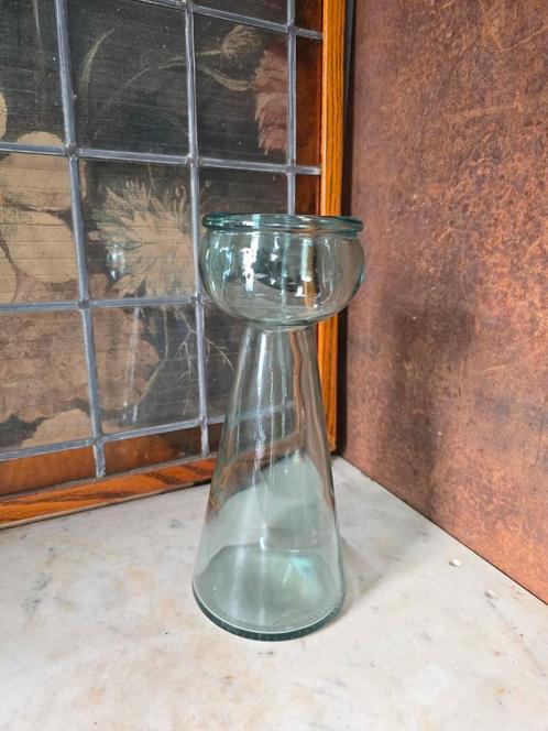 Glazen bollenvaas, Antiek en Kunst, Antiek | Glas en Kristal, Ophalen of Verzenden