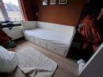 Ikea Hemnes Bed - Uitschuifbaar, Gebruikt, Eenpersoons, Ikea Hemnes, Wit
