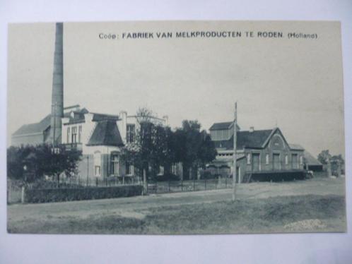 coop fabriek van melktproducten te roden, Verzamelen, Ansichtkaarten | Nederland, Ongelopen, Drenthe, Voor 1920, Ophalen of Verzenden