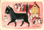 VHK, als de kat van huis is, Babs van Wely, Verzamelen, Verzenden, 1940 tot 1960, Gelopen, Overige thema's