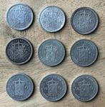 compleet setje halve guldens Wilhelmina, Postzegels en Munten, Munten | Nederland, Ophalen, ½ gulden, Setje, Zilver
