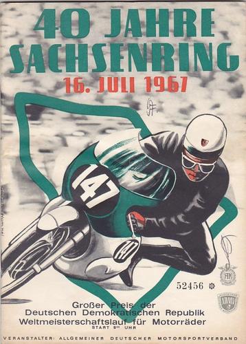 programma race motor sport wedstrijd Grote Prijs 1967