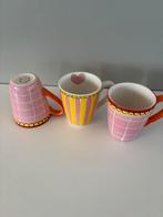 3 Blond Amsterdam Mokken, Huis en Inrichting, Keuken | Servies, Blond Amsterdam, Ophalen of Verzenden, Zo goed als nieuw, Kop(pen) en/of Schotel(s)