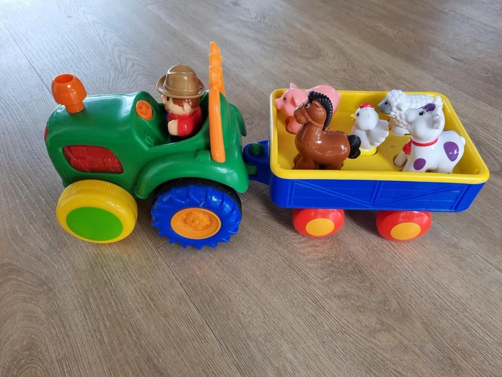 Big Steps Tractor met Dieren en geluiden, Ophalen, Gebruikt