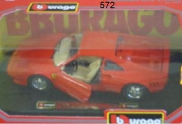 Modelauto 1:24 Burago FERRARI GTO (1984) nr 572 modelauto beschikbaar voor biedingen