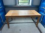 Teak houten eettafel, Huis en Inrichting, Tafels | Eettafels, Ophalen, Gebruikt, 100 tot 150 cm, 50 tot 100 cm