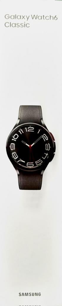 Samsung Galaxy Watch 6 Classic 43mm., Sieraden, Tassen en Uiterlijk, Smartwatches, Zo goed als nieuw, Android, Zwart, Ophalen