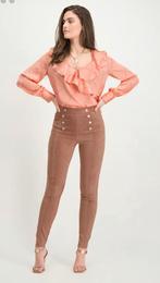 JOSH V Roze Fluweel Broek XS Dark Blush, Maat 38/40 (M), Ophalen of Verzenden, Zo goed als nieuw, Roze