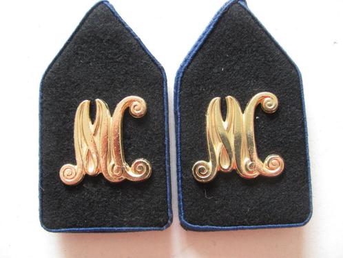 Kraagspiegels mobiele colones, Verzamelen, Militaria | Algemeen, Landmacht, Embleem of Badge, Nederland, Verzenden