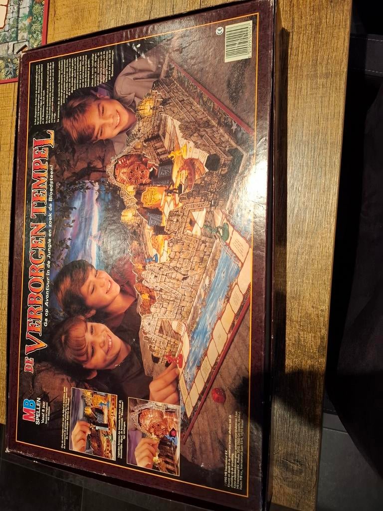 Verborgen Tempel.Mb spel 1990, Ophalen of Verzenden