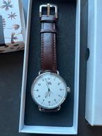 Ava Horloge Limited Edition - Bruin Leer, Sieraden, Tassen en Uiterlijk, Horloges | Dames, Overige merken, Leer, Staal, Polshorloge
