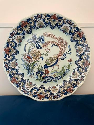 Vieux Rhodes Boch België | XL wandbord | gesigneerd | <1970 beschikbaar voor biedingen