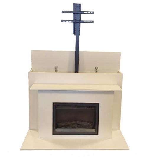 Showroom model tv lift meubel met sfeerhaard €2150,-, Huis en Inrichting, Kasten | Televisiemeubels, Nieuw, Minder dan 100 cm