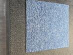 Tapijttegels Blauw met grijs, Huis en Inrichting, Stoffering | Vloerbedekking, Ophalen, 25 tot 50 m², Tapijttegels, Gebruikt