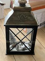 Lantaarns zwart met zilver, Diversen, Kerst, Ophalen of Verzenden, Gebruikt