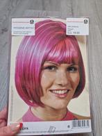 Roze Pop-Girl Pruik - Carnaval of Themafeest, Maat 38/40 (M), Carnaval, Nieuw, Ophalen of Verzenden